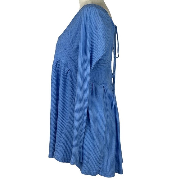 Free PEOPLE ITS ALWAYS YOU WOMENS TOP CORNFLOWER‎ BLUE NEW WITH TAG SIZE XS - Picture 6 of 16